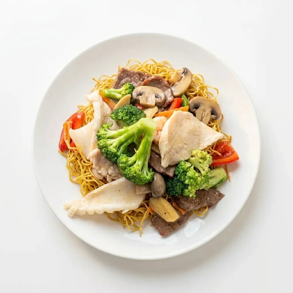 Breaded Dry Veal — chef's specialty at East Lake Chinese Food, Winnipeg, MB